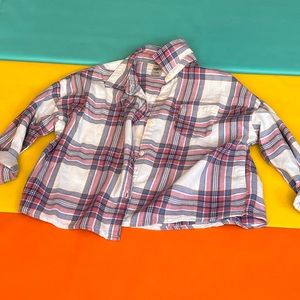 NWOT Long sleeve button girl shirt